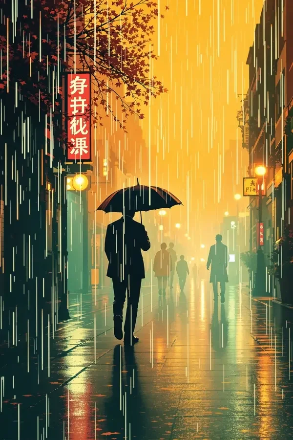 雨夜谜案 海报封面
